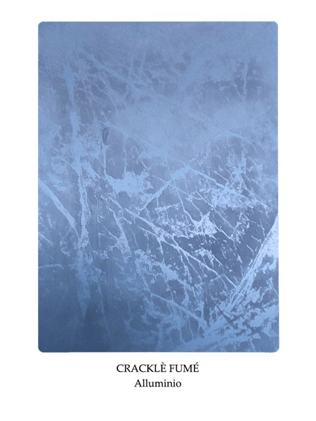 Aluminiu Crackle Fume — finisaj pentru mobilier și obiecte din aluminiu lucrate manual la comandă, Mesterii lui Peshte.