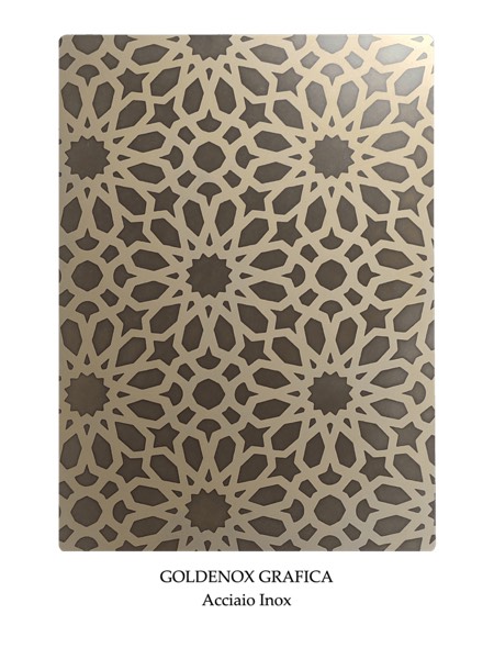 Inox Goldenox Grafica — finisaj pentru mobilier și obiecte din inox lucrate manual la comandă, Mesterii lui Peshte.