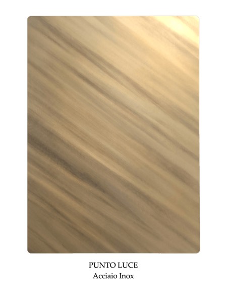 Inox Punto Luce — finisaj pentru mobilier și obiecte din inox lucrate manual la comandă, Mesterii lui Peshte.