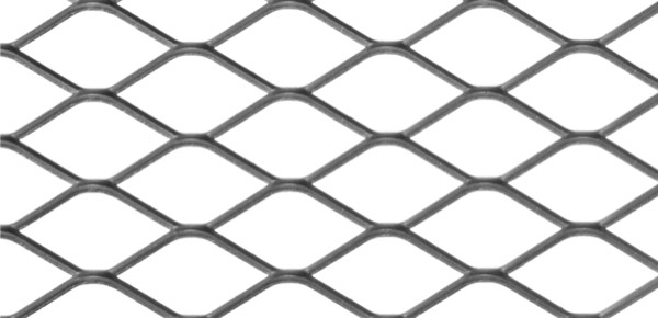 Tablă expandată oțel tip MR43x20-3x3x1000x2000 mm — tablă decorativă din oțel pentru panouri, separatoare și fațade.